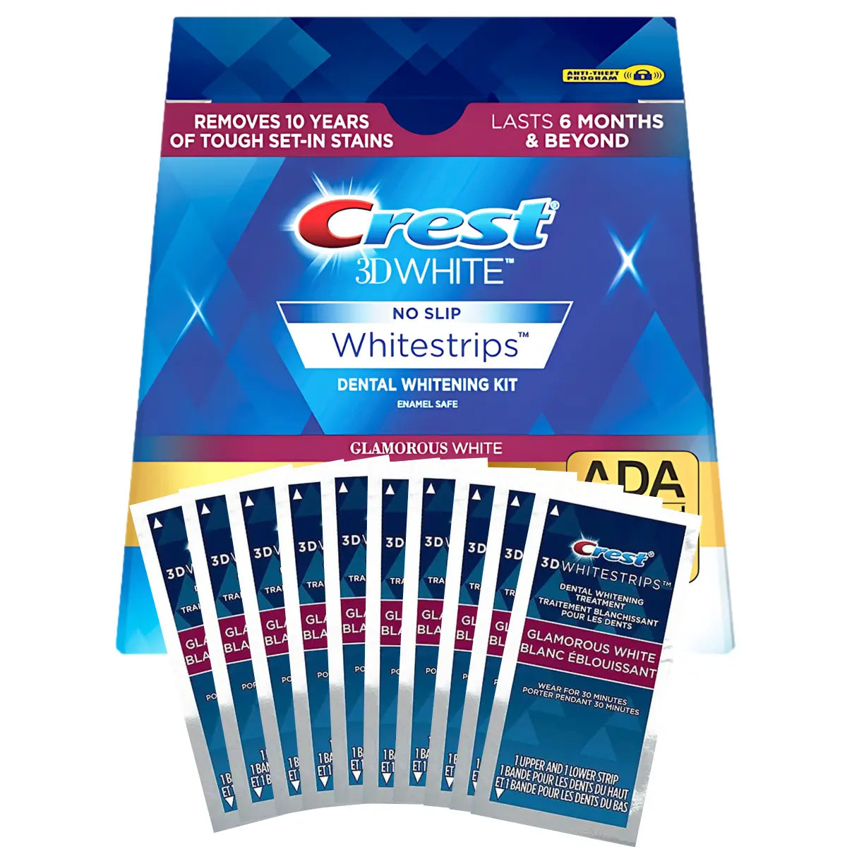 Teeth Whitening Strips Crest 3D White Glamorous White