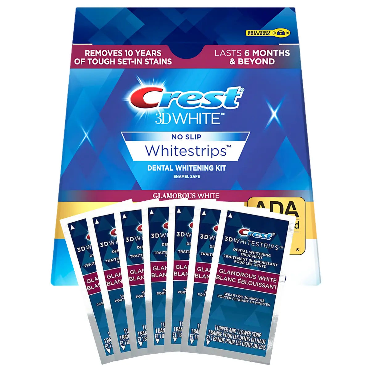 Teeth Whitening Strips Crest 3D White Glamorous White