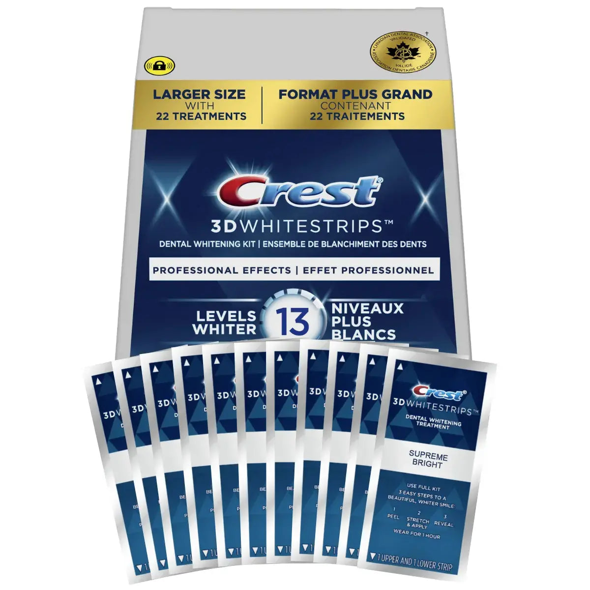 Teeth Whitening Strips Crest Professional Effects 13 Levels Whiter Whitestrips