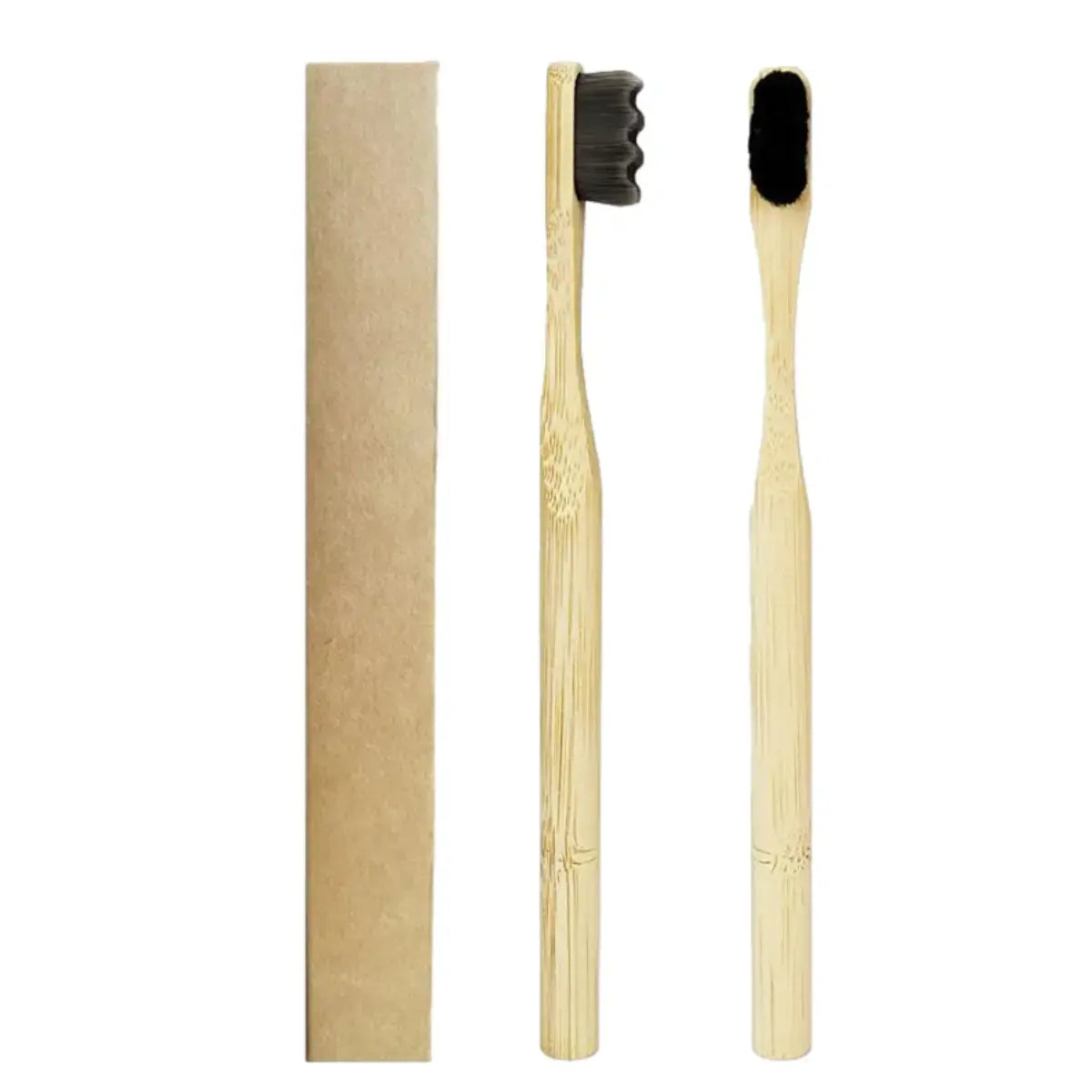 100% BIO Bamboo Toothbrush Black