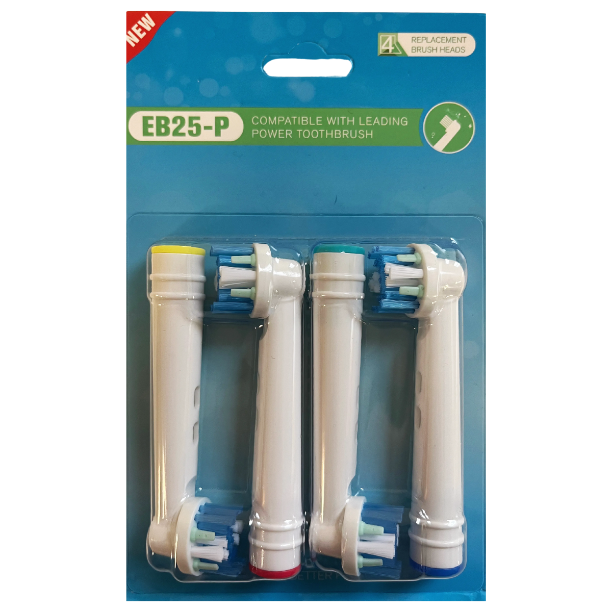 Set of 8 Replacement Tips for Braun Oral-B Toothbrushes - SB-25A/EB25-P