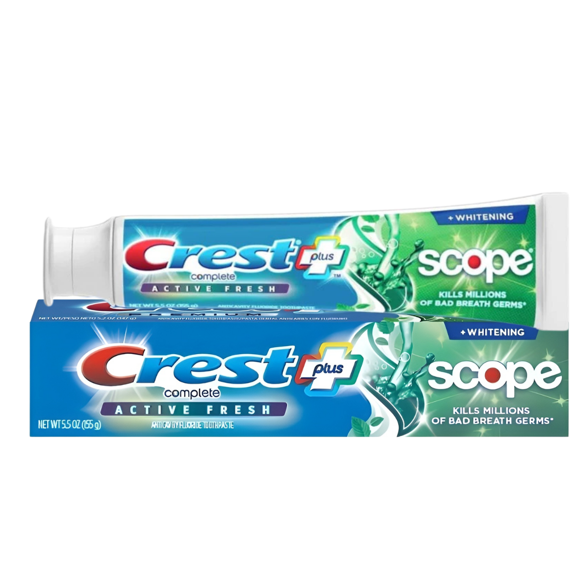 Toothpaste Crest Complete Plus Scope Active Fresh 155g