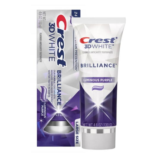 Toothpaste Crest 3D White Brilliance Luminous Purple 130g
