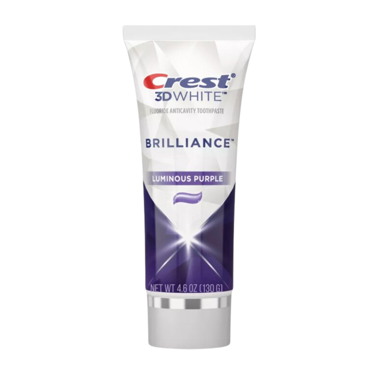 Toothpaste Crest 3D White Brilliance Luminous Purple 130g