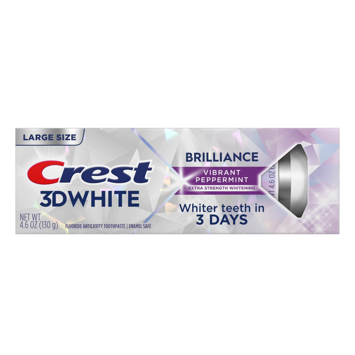 Toothpaste Crest 3D White Brilliance Vibrant Peppermint 130g