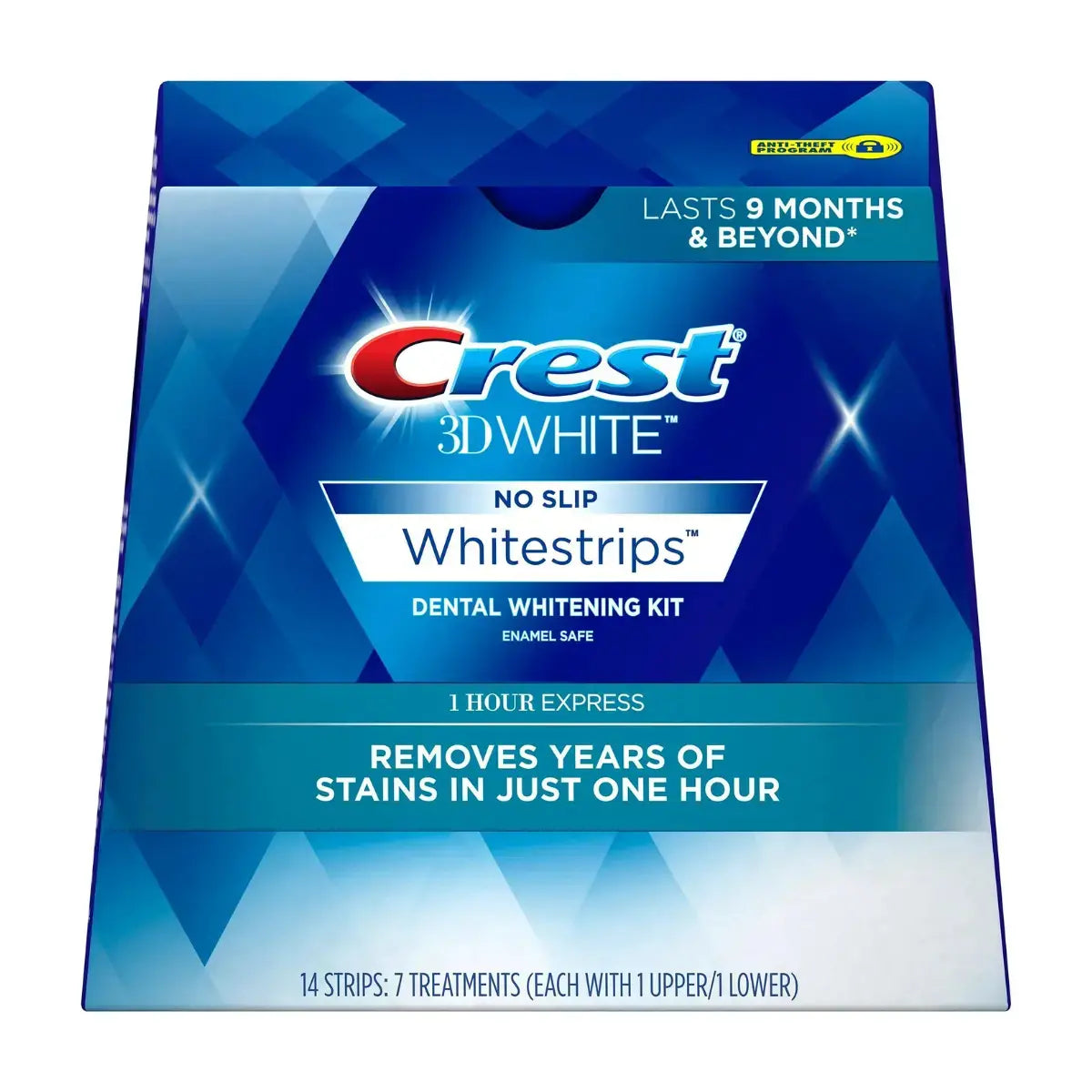Teeth Whitening Strips Crest 3D Whitestrips 1 Hour Express