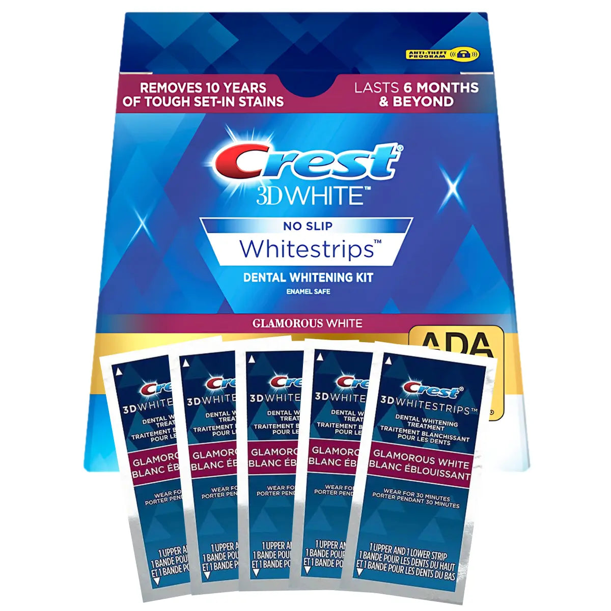 Teeth Whitening Strips Crest 3D White Glamorous White