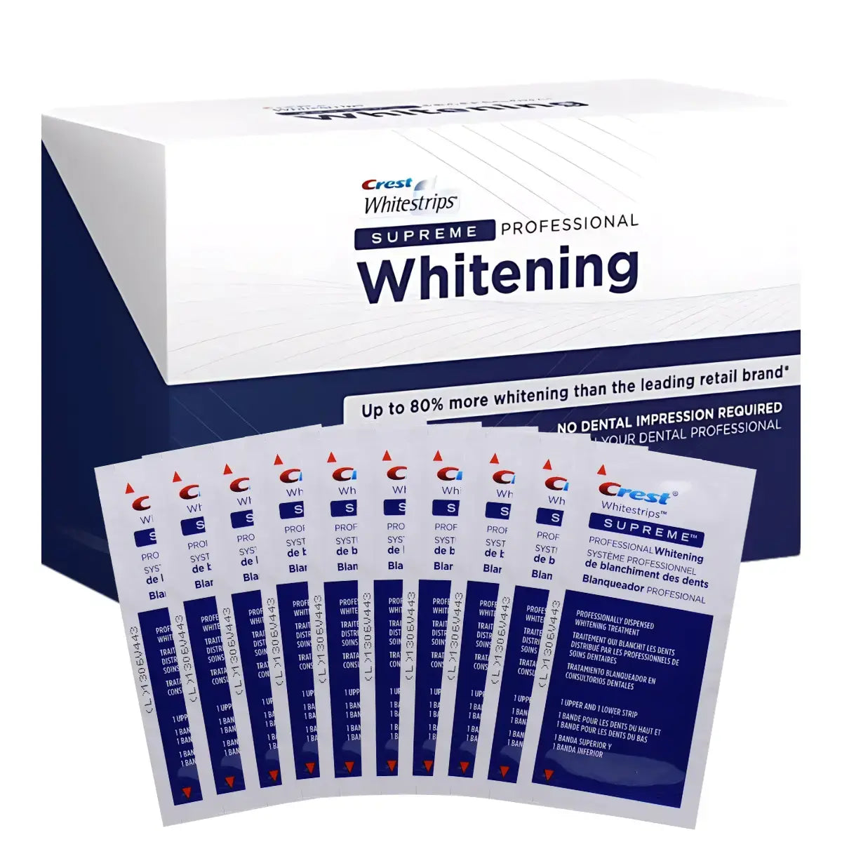 Teeth Whitening Strips Crest 3D Whitestrips Supreme Professional