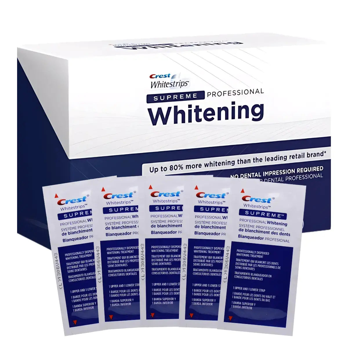 Teeth Whitening Strips Crest 3D Whitestrips Supreme Professional