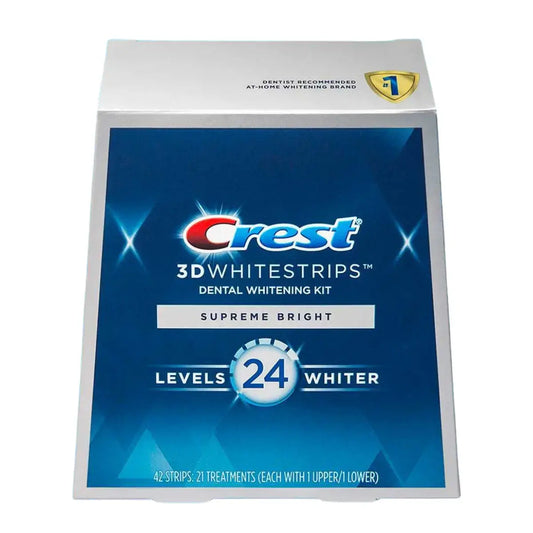 Teeth Whitening Strips Crest Supreme Bright 24 Whitestrips