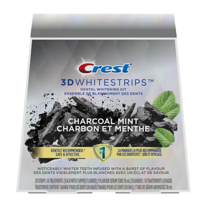 Teeth Whitening Strips Crest Brilliance White Charcoal Mint Whitestrips