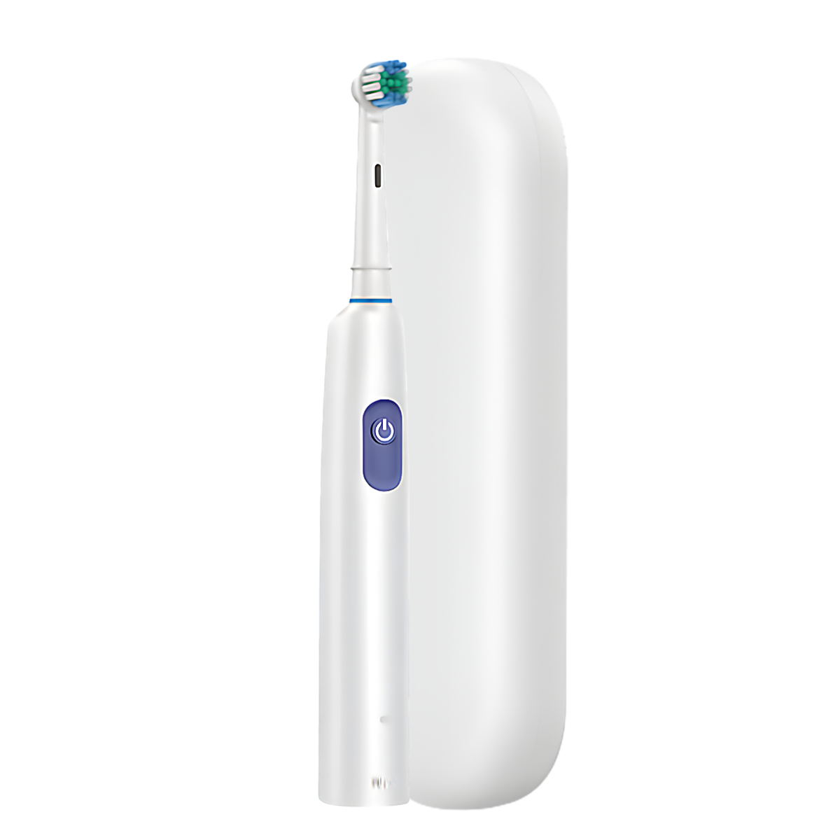 Electric Toothbrush Deep Clean White + 4 Brush Heads