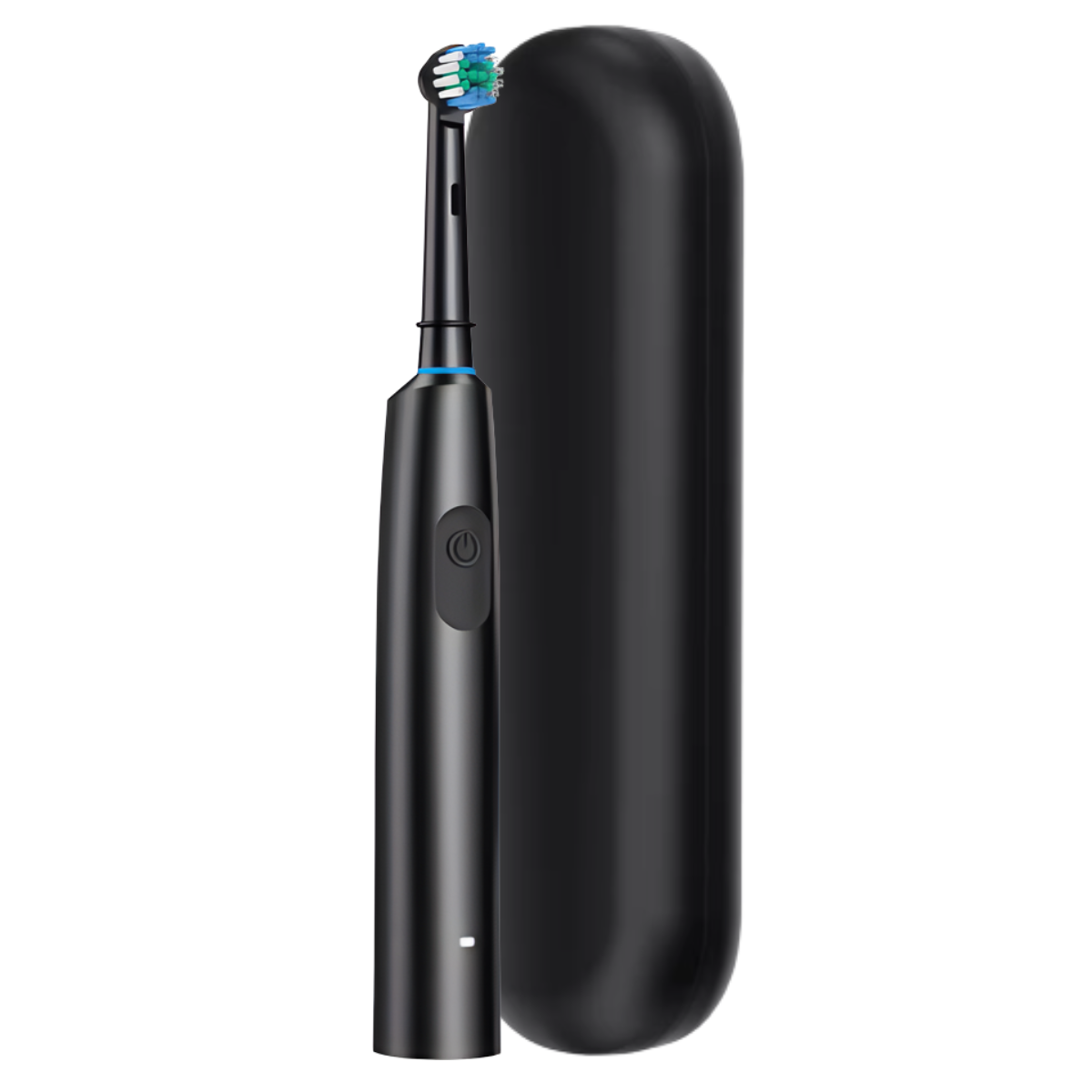 Electric Toothbrush Deep Clean Black + 4 Brush Heads