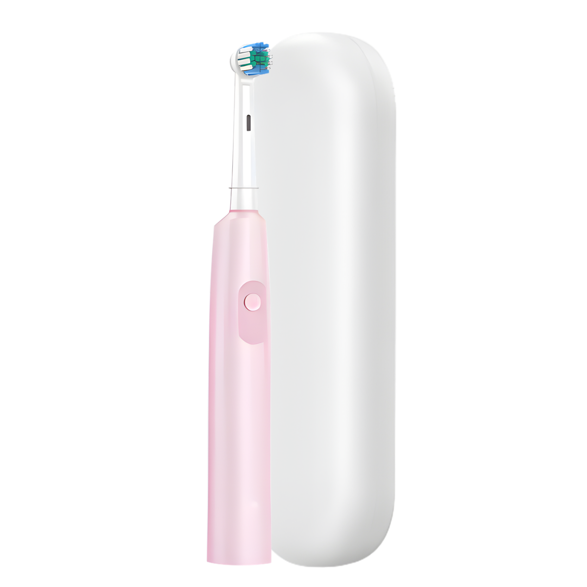 Electric Toothbrush Deep Clean Pink + 4 Brush Heads