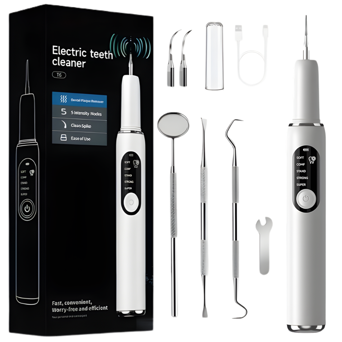 T6 Ultrasonic Dental Scaler USB + Tips