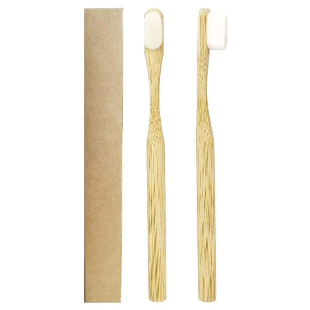 100% BIO Bamboo Toothbrush White