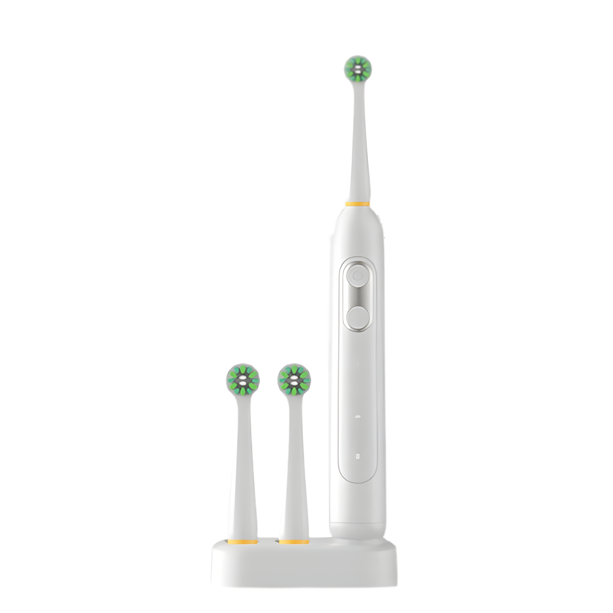 White Electric Toothbrush + 2 Brush Heads + UV Sterilizer