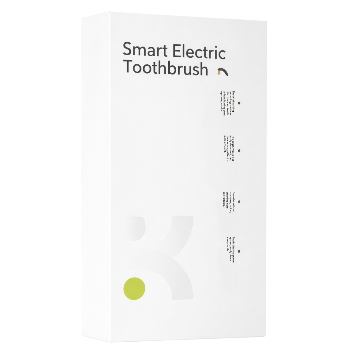 White Electric Toothbrush + 2 Brush Heads + UV Sterilizer