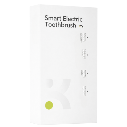 White Electric Toothbrush + 2 Brush Heads + UV Sterilizer