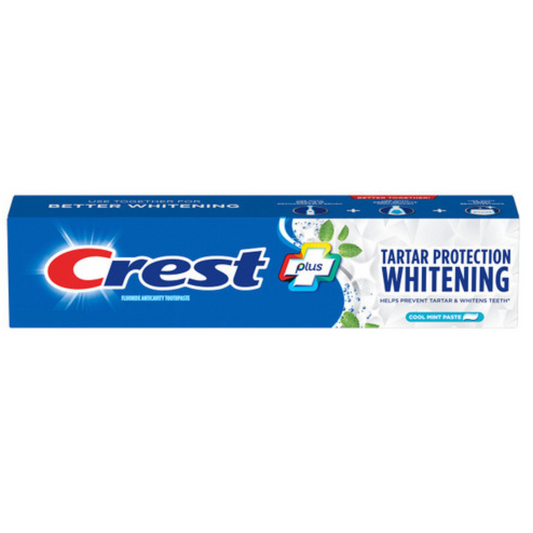 Toothpaste Crest Tartar Protection Whitening Cool Mint Paste 232g