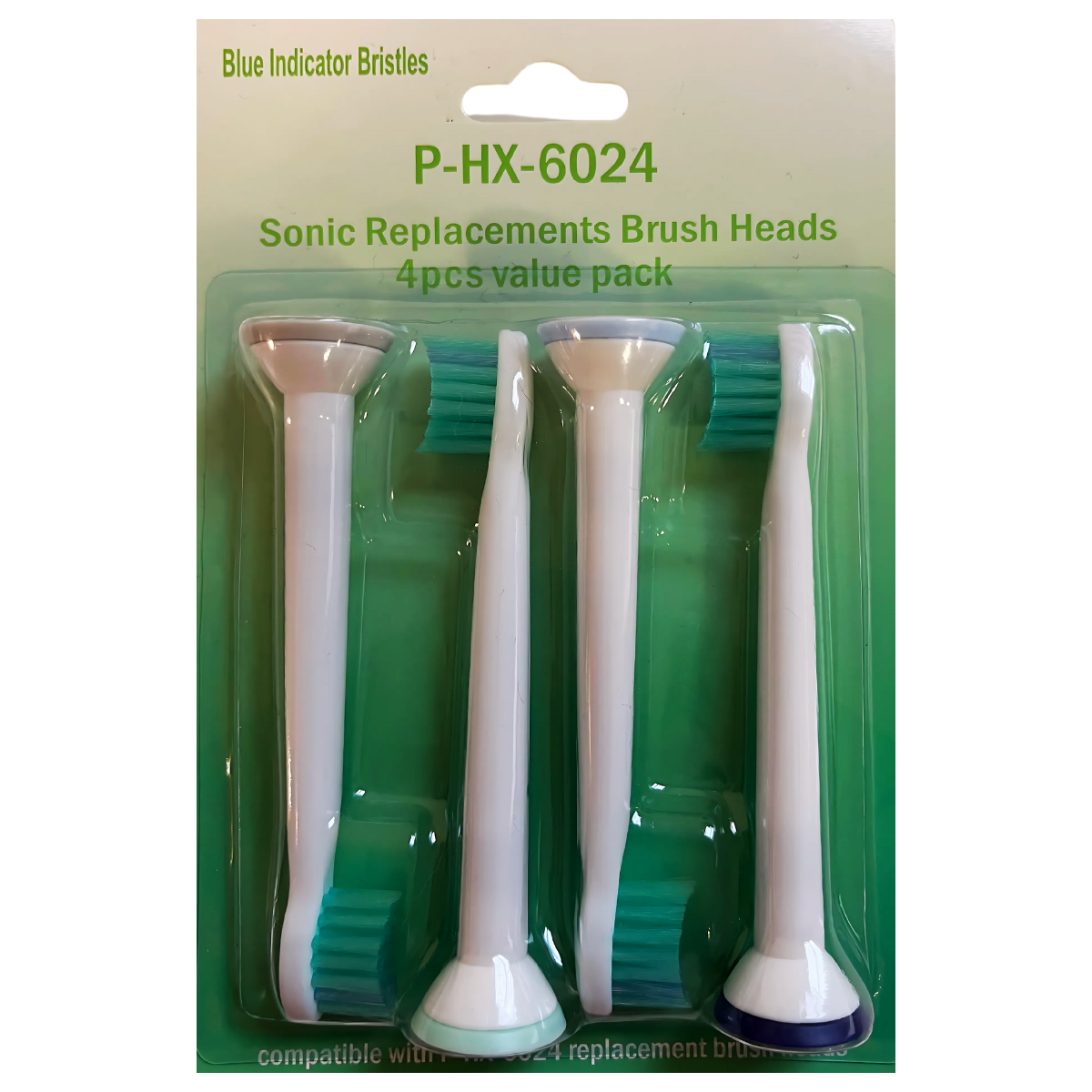 12-Pack Replacement Brush Heads for Philips Sonicare – P-HX-6044, P-HX-6074, P-HX-6024