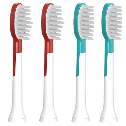 Zestaw 8 Końcówek Philips Sonicare Kids – 4x P-HX-3034, 4x P-HX-6044