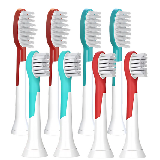 Zestaw 8 Końcówek Philips Sonicare Kids – 4x P-HX-3034, 4x P-HX-6044