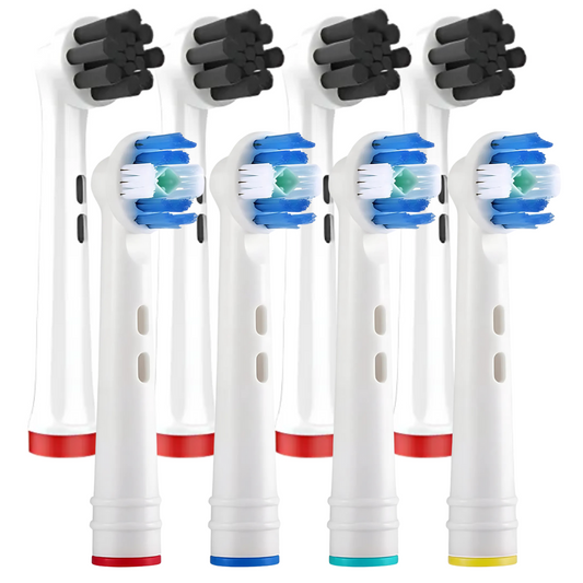8-Pack Replacement Brush Heads for Oral-B- EB58X/EB18-P
