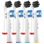 8-Pack Replacement Brush Heads for Oral-B- EB58X/EB18-P