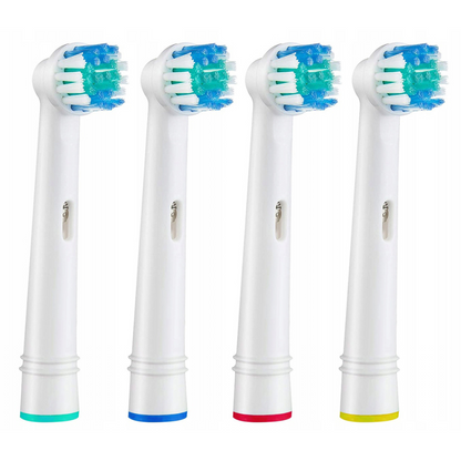 Braun Oral-B 8-Pack Replacement Brush Heads - EB17-P White & Black