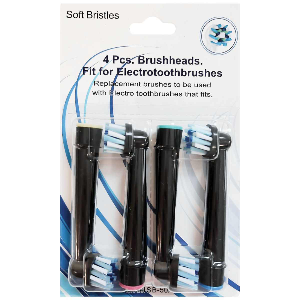 16-Pack Replacement Brush Heads for Oral-B – SB-17A/SB-20A/SB-25A/SB-50A